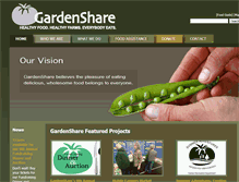 Tablet Screenshot of gardenshare.org